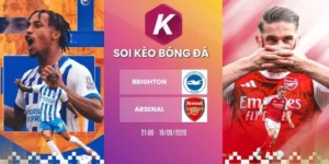 Tỷ lệ kèo Brighton vs Arsenal - NHA, 19/09/2026